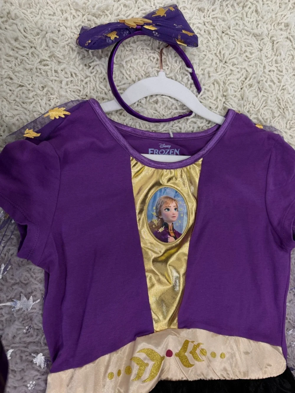 3 Disney dresses -Frozen Elsa, Frozen Anna, Bell - Picture 6 of 9